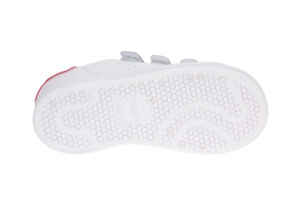 Adidas Stan Smith Mini Wit-Roze Sneaker  (BZ0523) - Schoenen Caramel (Sint-Job-in-’t-Goor)