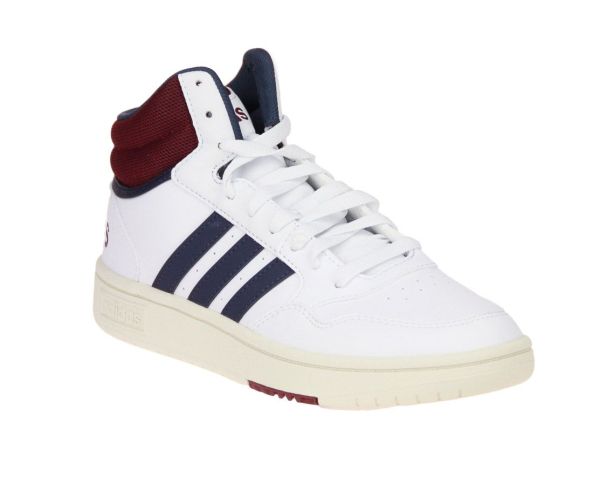 Adidas Hoops 3.0 Mid Wit-Paarse Sneaker  (HP7895) - Schoenen Caramel (Sint-Job-in-’t-Goor)