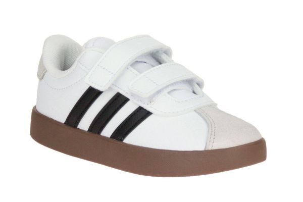 Adidas VL Court 3.0 CFI Wit-Zwart  (ID9157) - Schoenen Caramel (Sint-Job-in-’t-Goor)