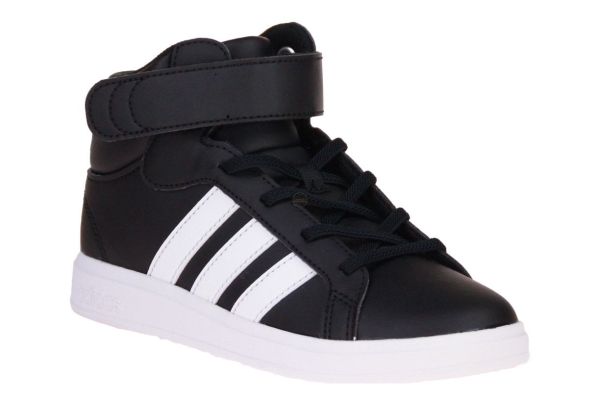 Adidas Grand Court Mid K Zwarte Sneaker  (IE3863) - Schoenen Caramel (Sint-Job-in-’t-Goor)