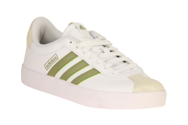 Adidas VL Court 3.0 Wit-Groene Sneaker  (IF4476) - Schoenen Caramel (Sint-Job-in-’t-Goor)