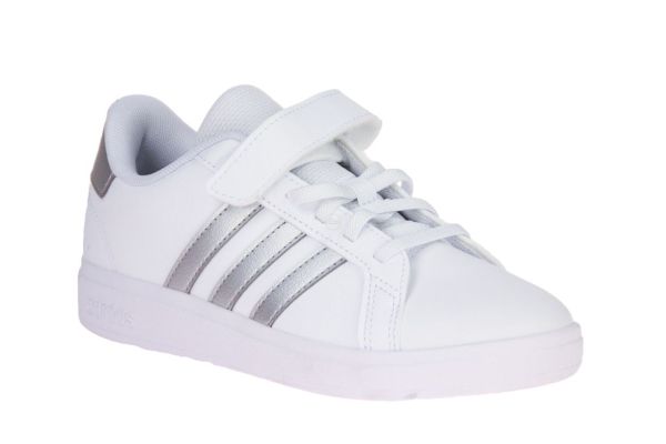 Adidas Grand Court 2.0 EL Wit-Zilveren Sneaker  (IH5532) - Schoenen Caramel (Sint-Job-in-’t-Goor)