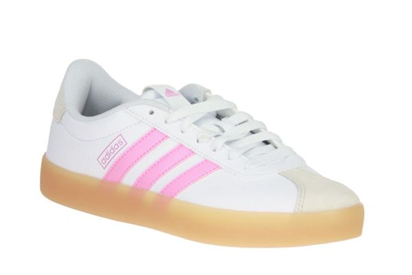 Adidas VL Court 3.0 Wit-Roze  (JI2909) - Schoenen Caramel (Sint-Job-in-’t-Goor)