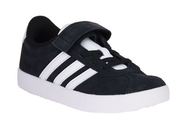 Adidas VL Court 3.0 EL C Zwart-Witte Sneaker  (ID9148) - Schoenen Caramel (Sint-Job-in-’t-Goor)