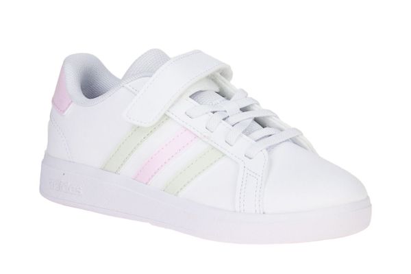 Adidas Grand Court 2.0 EL C Wit-Roze Sneaker  (IE5993) - Schoenen Caramel (Sint-Job-in-’t-Goor)