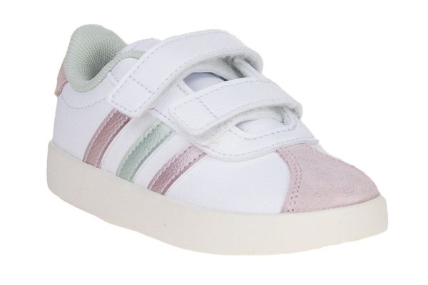 Adidas VL Court 3.0 CF I Wit-Roze Sneaker  (IH4951) - Schoenen Caramel (Sint-Job-in-’t-Goor)