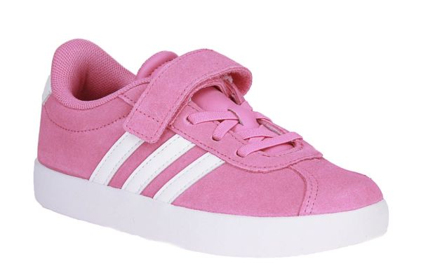 Adidas VL Court 3.0 EL C Roze-Witte Sneaker  (IH4954) - Schoenen Caramel (Sint-Job-in-’t-Goor)