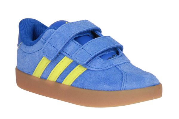 Adidas VL Court 3.0 CF I Blauw-Gele Sneaker  (JH6306) - Schoenen Caramel (Sint-Job-in-’t-Goor)