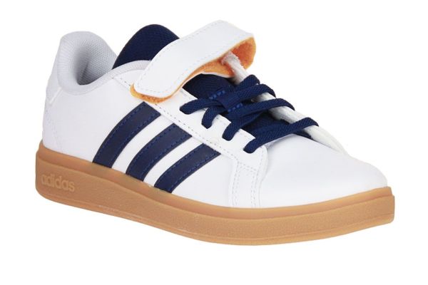 Adidas Grand Court 2.0 EL C Wit-Blauwe Sneaker  (JI0973) - Schoenen Caramel (Sint-Job-in-’t-Goor)