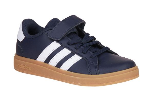 Adidas Grand Court 2.0 EL C Blauwe Sneaker  (JI0974) - Schoenen Caramel (Sint-Job-in-’t-Goor)