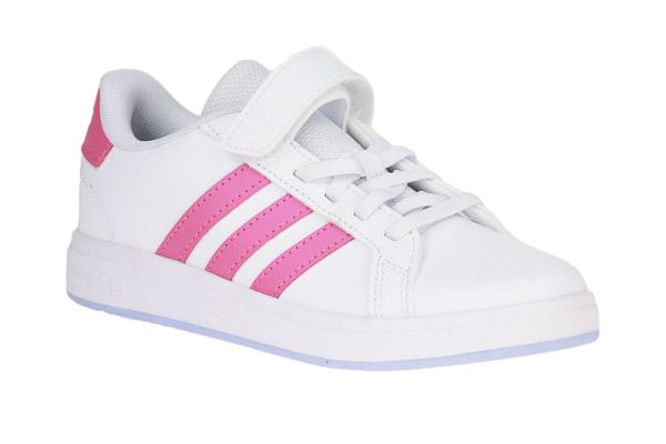 Adidas Grand Court 2.0 EL C Wit-Roze Sneaker  (JI0975) - Schoenen Caramel (Sint-Job-in-’t-Goor)