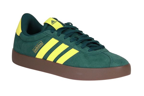 Adidas VL Court 3.0 Groen-Gele Sneaker  (JP7535) - Schoenen Caramel (Sint-Job-in-’t-Goor)