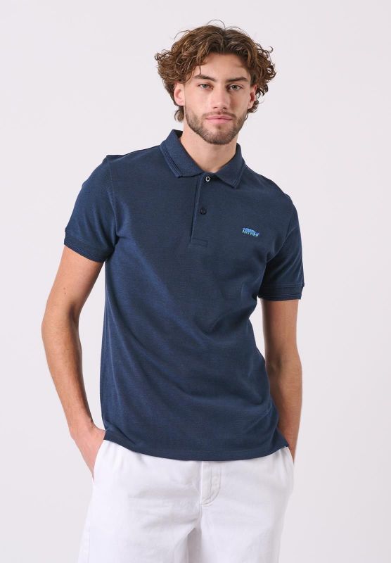 Antwrp Sardines Polo Shirt Navy  (BPO402-L031/000400) - Schoenen Caramel (Sint-Job-in-’t-Goor)