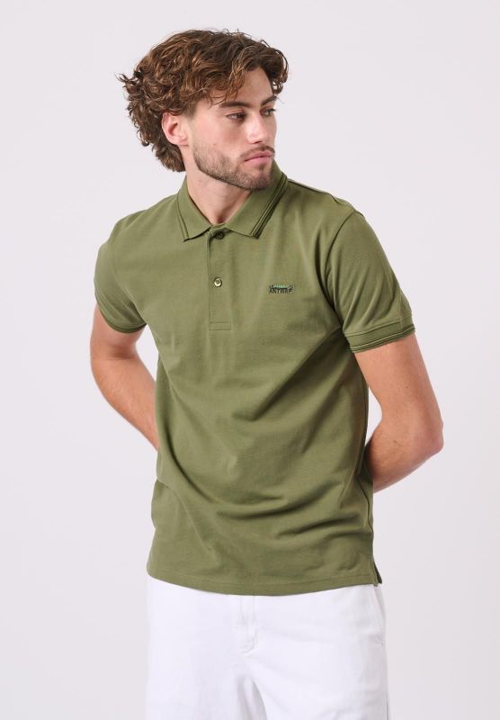 Antwrp Sardines Polo Shirt Olive  (BPO402-L031/000510) - Schoenen Caramel (Sint-Job-in-’t-Goor)