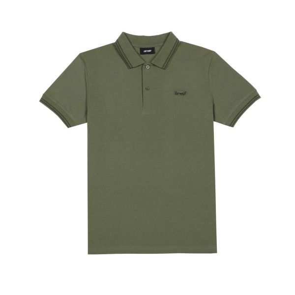 Antwrp Sardines Polo Shirt Olive  (BPO402-L031/000510) - Schoenen Caramel (Sint-Job-in-’t-Goor)