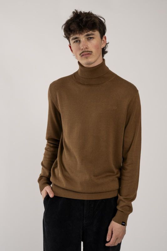 Antwrp Basic Turtleneck Knit Walnut  (BKW098T-L213/000622) - Schoenen Caramel (Sint-Job-in-’t-Goor)