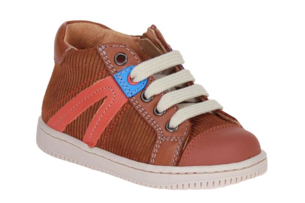 Babybotte Cognac-Oranje Sneaker  (5033-B138) - Schoenen Caramel (Sint-Job-in-’t-Goor)