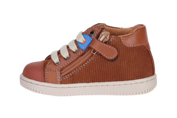 Babybotte Cognac-Oranje Sneaker  (5033-B138) - Schoenen Caramel (Sint-Job-in-’t-Goor)