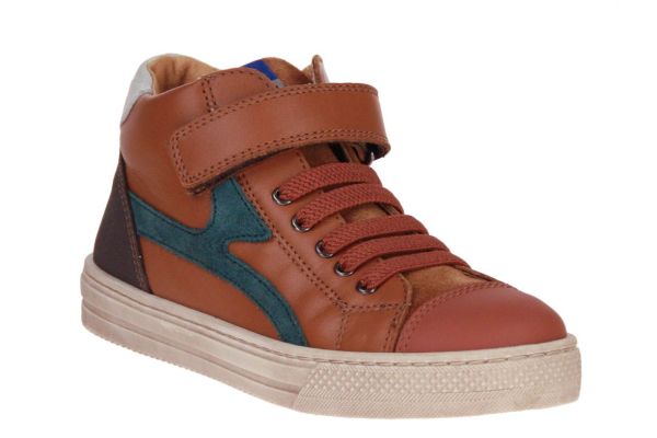 Babybotte Cognac Hoge Sneaker  (5395-B038) - Schoenen Caramel (Sint-Job-in-’t-Goor)