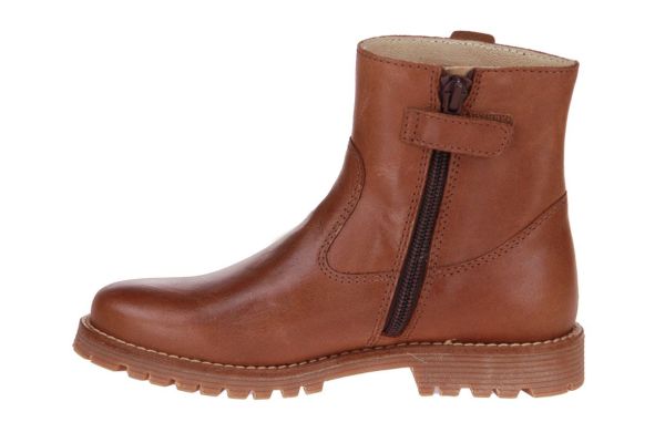 Beberlis Camel Enkellaars Franjes  (24236) - Schoenen Caramel (Sint-Job-in-’t-Goor)