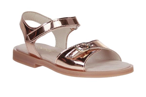 Beberlis Roze Metallic Sandaal  (24461-C) - Schoenen Caramel (Sint-Job-in-’t-Goor)