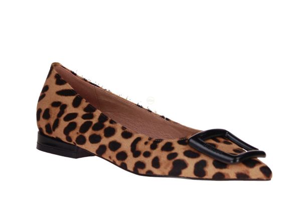 Bibi Lou Leopardo Ballerina  (610Z91VK-Y-I24 LEOPARD) - Schoenen Caramel (Sint-Job-in-’t-Goor)