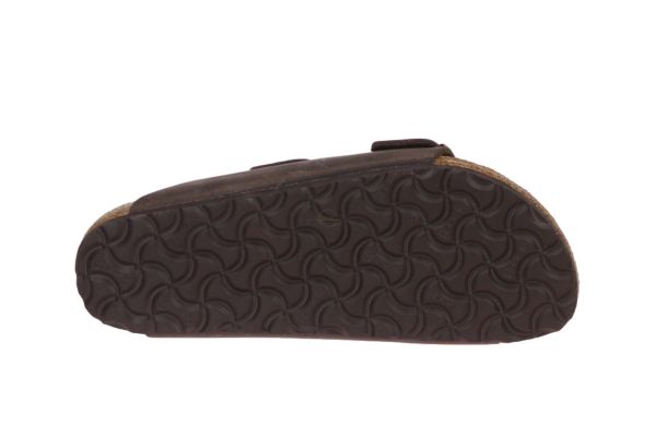 Birkenstock Arizona Narrow Oiled Leather Habana  (52533) - Schoenen Caramel (Sint-Job-in-’t-Goor)