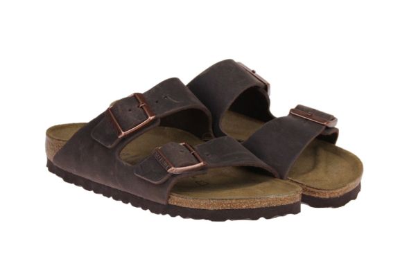 Birkenstock Arizona Narrow Oiled Leather Habana  (52533) - Schoenen Caramel (Sint-Job-in-’t-Goor)