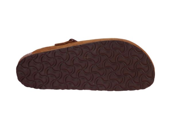 Birkenstock Boston Braided Suede Leather Mink  (1026713) - Schoenen Caramel (Sint-Job-in-’t-Goor)