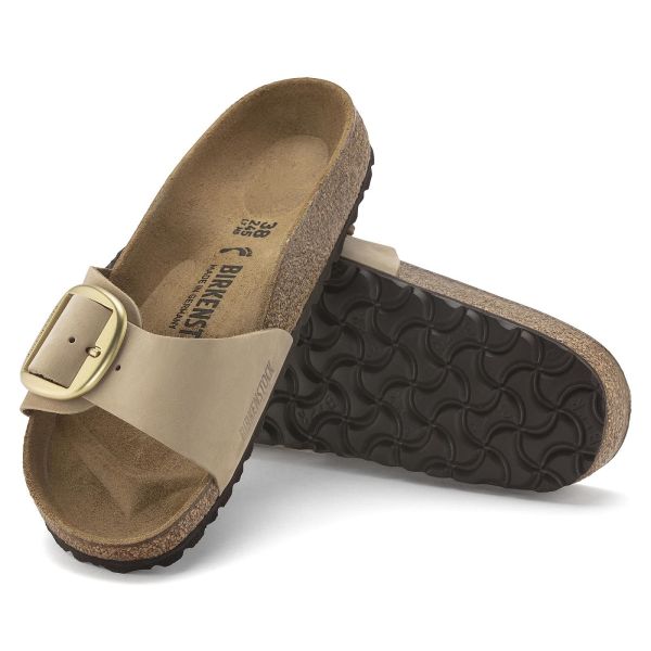 Birkenstock Madrid Big Buckle Sandcastle  (1024009) - Schoenen Caramel (Sint-Job-in-’t-Goor)