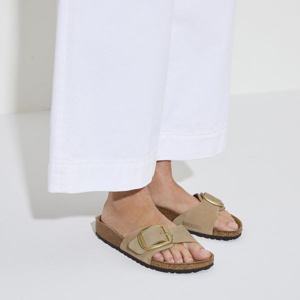 Birkenstock Madrid Big Buckle Sandcastle  (1024009) - Schoenen Caramel (Sint-Job-in-’t-Goor)