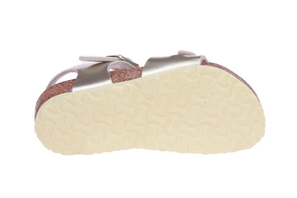 Birkenstock Kids Rio Narrow Electric Metallic Gouden Sandaal  (1014829) - Schoenen Caramel (Sint-Job-in-’t-Goor)