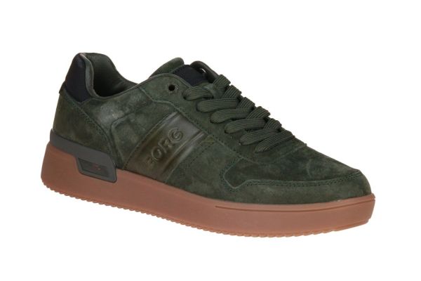 Bjorn Borg T2900 Tennis Low Olive  (116017DM-OLIVE) - Schoenen Caramel (Sint-Job-in-’t-Goor)