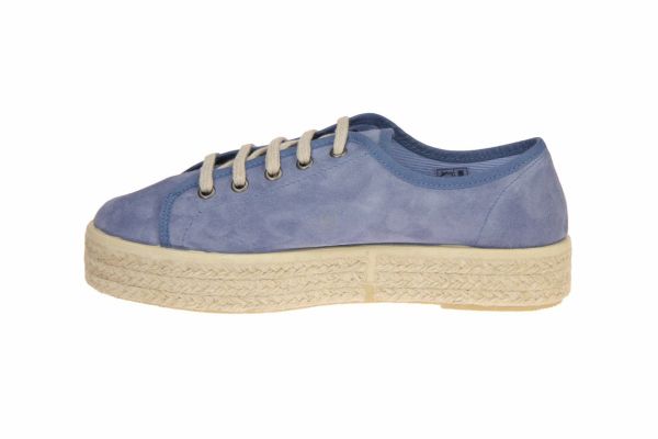 Catwalk Blauwe Sneaker Espadrilles  (610551blauw) - Schoenen Caramel (Sint-Job-in-’t-Goor)