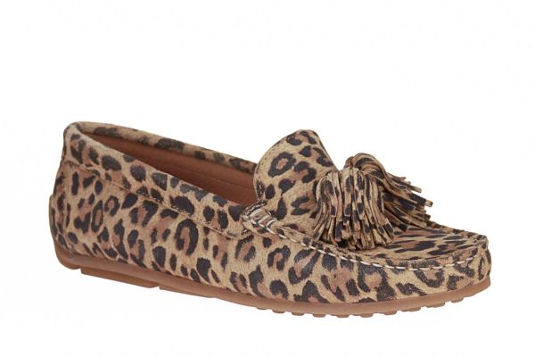 CTWLK Patsy Leopard Moccasin  (PATSY/20) - Schoenen Caramel (Sint-Job-in-’t-Goor)