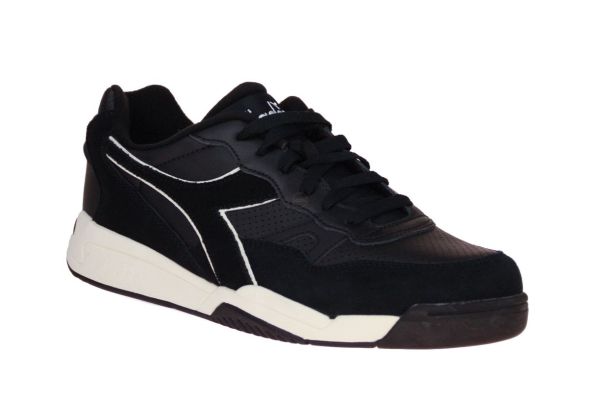 Diadora Winner SL Zwarte Sneaker  (501.179.583.C0200) - Schoenen Caramel (Sint-Job-in-’t-Goor)