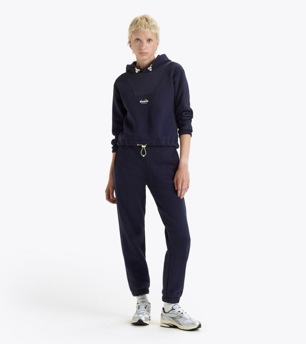 Diadora Women Fleece Sweatpants ATHL. Logo Navy  (502.181001-60062) - Schoenen Caramel (Sint-Job-in-’t-Goor)