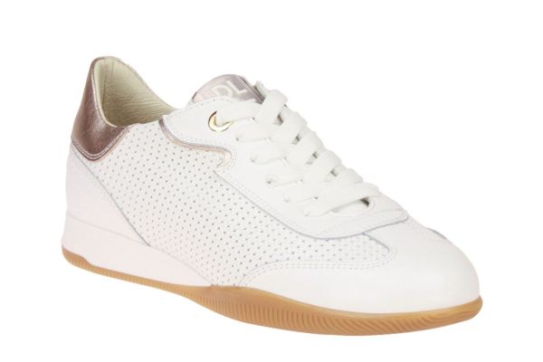 DL Sport Witte Sneaker  (6256 BIANCO) - Schoenen Caramel (Sint-Job-in-’t-Goor)