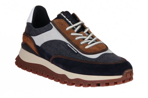 Floris van Bommel De Grommer 02.07 Grijs-Blauwe Schoen  (10138-31-02) - Schoenen Caramel (Sint-Job-in-’t-Goor)