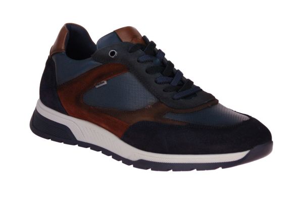 Fluchos Louis Sportieve Schoen Blauw  (F1959 MARINO) - Schoenen Caramel (Sint-Job-in-’t-Goor)