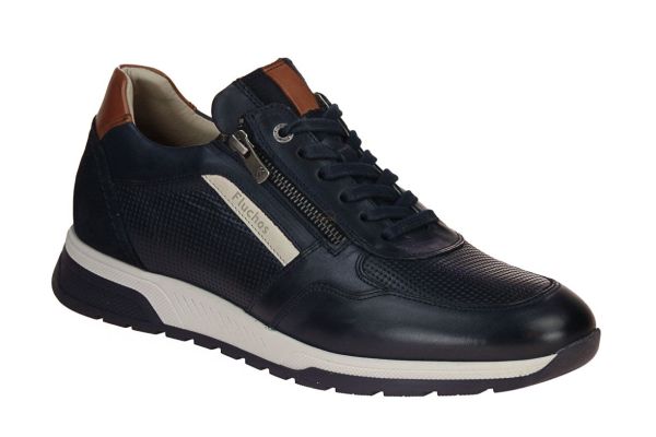 Fluchos Louis Blauwe Sneaker  (F1752-OCEANO) - Schoenen Caramel (Sint-Job-in-’t-Goor)