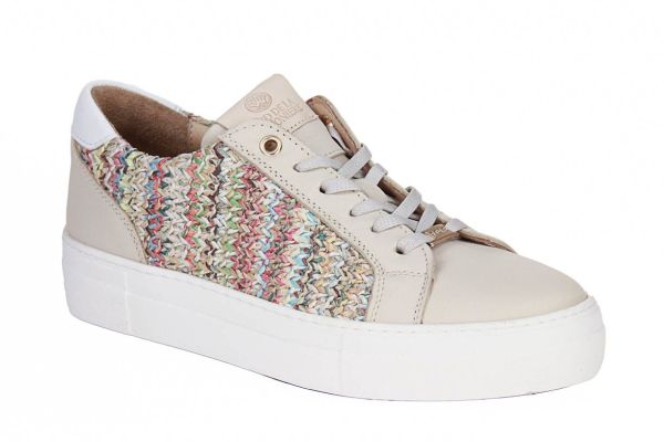 Fred De La Bretoniere Storm Luca Raffia Beige Sneaker  (FR001009451W-3128) - Schoenen Caramel (Sint-Job-in-’t-Goor)