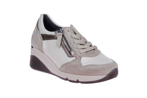 Gabor Comfort Taupe Sneaker G-leest  (96.088.59) - Schoenen Caramel (Sint-Job-in-’t-Goor)