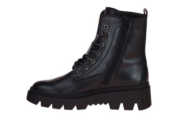 Gabor Best Fitting Zwarte Veterboot  (51.821-37) - Schoenen Caramel (Sint-Job-in-’t-Goor)