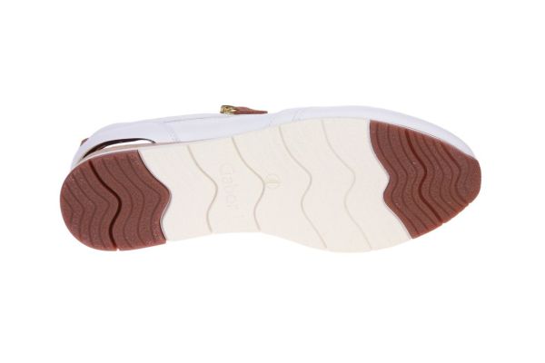 Gabor Best Fitting Witte Sneaker  (43.411-21) - Schoenen Caramel (Sint-Job-in-’t-Goor)