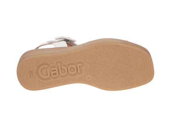 Gabor Best Fitting Offwhite Sandaal  (44.531-30) - Schoenen Caramel (Sint-Job-in-’t-Goor)