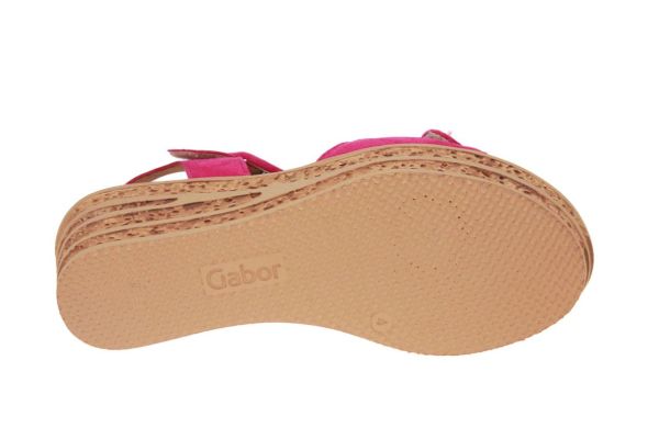 Gabor Best Fitting Sandaal Roze  (44.653-10) - Schoenen Caramel (Sint-Job-in-’t-Goor)