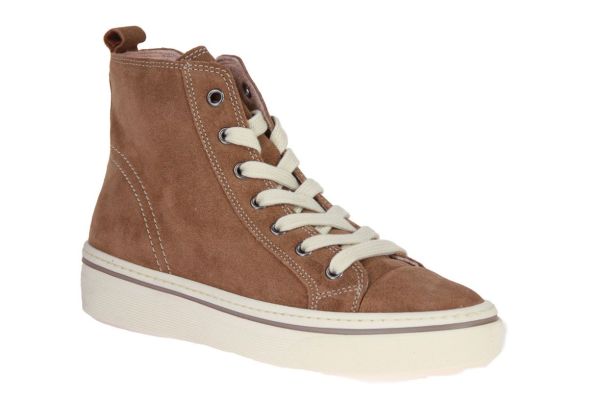 Gabor Best Fitting Camel Hoge Sneaker  (53.660-14) - Schoenen Caramel (Sint-Job-in-’t-Goor)