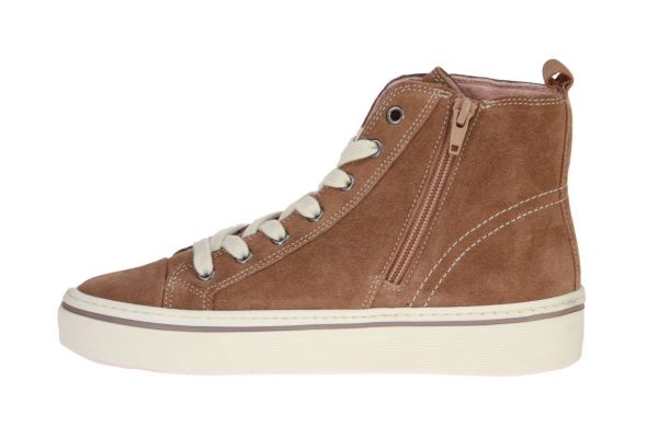 Gabor Best Fitting Camel Hoge Sneaker  (53.660-14) - Schoenen Caramel (Sint-Job-in-’t-Goor)