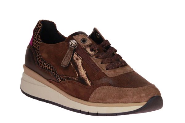 Gabor Comfort Bruine Sneaker K-leest  (56.306-63) - Schoenen Caramel (Sint-Job-in-’t-Goor)